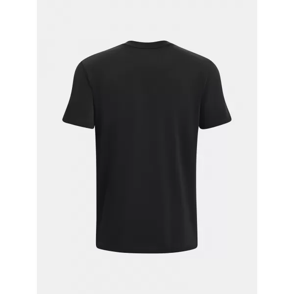  Pánské tričko UNDER ARMOUR UA LOGO EMB HEAVYWEIGHT SS 1373997-001 Černá 