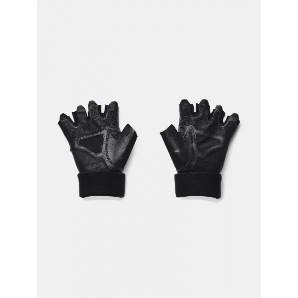  Pánské rukavice UNDER ARMOUR M'S WEIGHTLIFTING GLOVES 1369830-001 Černá 