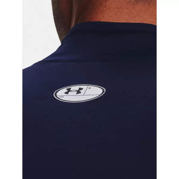  Pánské tričko UNDER ARMOUR UA CG ARMOUR FITTED MOCK 1366066-410 Modrá 