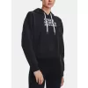 Dámská mikina UNDER ARMOUR ESSENTIAL SCRIPT HOODIE 1374107-001 Černá