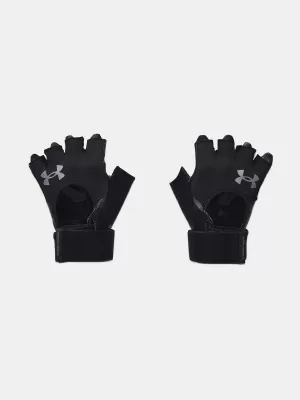 Pánské rukavice UNDER ARMOUR M'S WEIGHTLIFTING GLOVES 1369830-001 Černá
