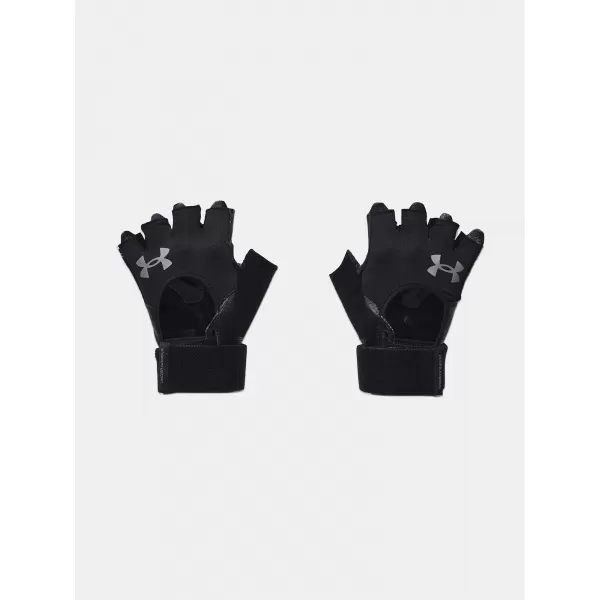  Pánské rukavice UNDER ARMOUR M'S WEIGHTLIFTING GLOVES 1369830-001 Černá 