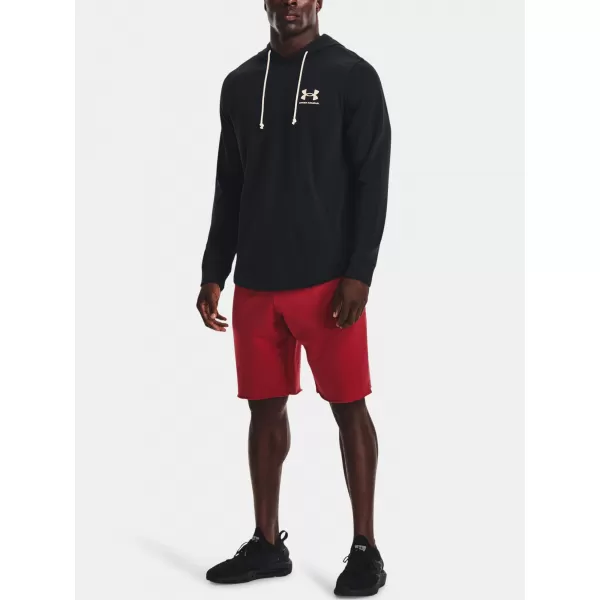 Pánská mikina UNDER ARMOUR UA RIVAL TERRY LC HD 1370401-001 Černá 