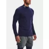 Pánské tričko UNDER ARMOUR UA CG ARMOUR FITTED MOCK 1366066-410 Modrá