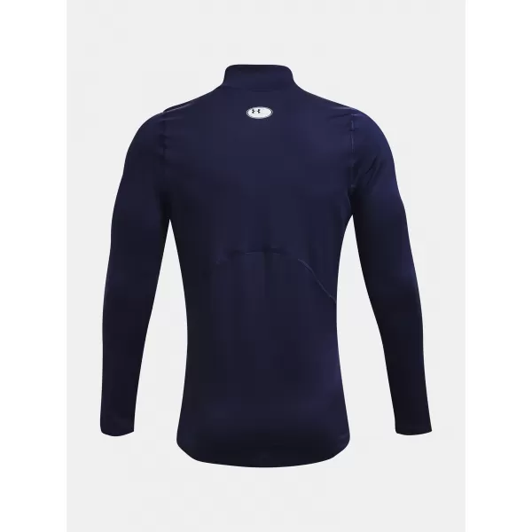  Pánské tričko UNDER ARMOUR UA CG ARMOUR FITTED MOCK 1366066-410 Modrá 