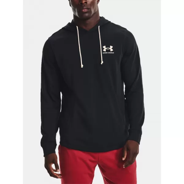  Pánská mikina UNDER ARMOUR UA RIVAL TERRY LC HD 1370401-001 Černá 