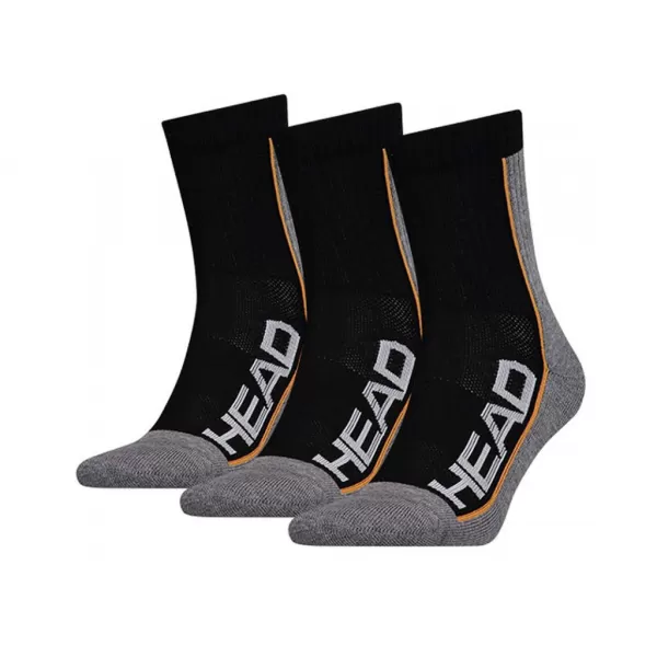  Ponožky HEAD PERFORMANCE SHORT CREW 3P UNISEX 791010001 BLACK 