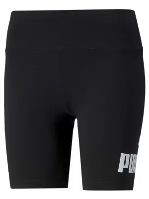 Dámské legíny PUMA ESS 7 LOGO SHORT LEGGINGS 848347-01 BLACK
