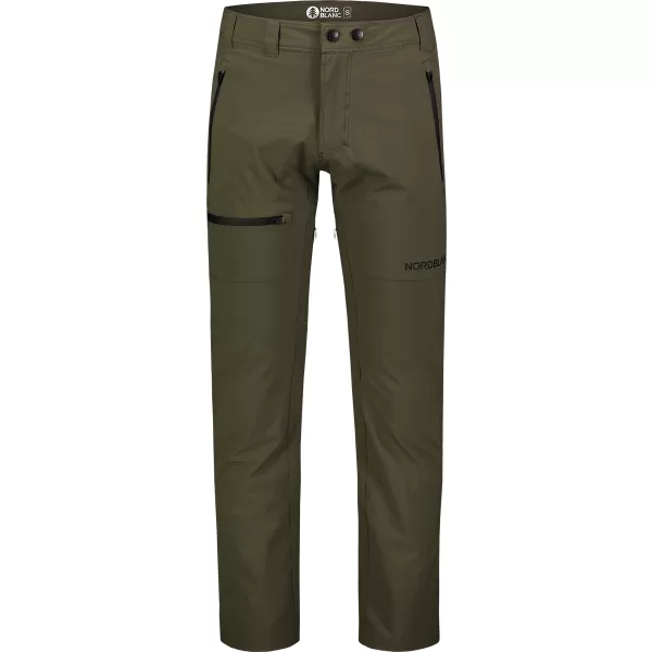  Pánské kalhoty NORDBLANC ERGONOMICAL NBFPM7770 ARMÁDNÍ ZELENÁ 