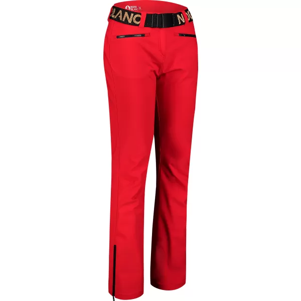  Dámské softshellové lyžařské kalhoty NORDBLANC MELLEABLE NBWPL7728 ČERVENÁ 