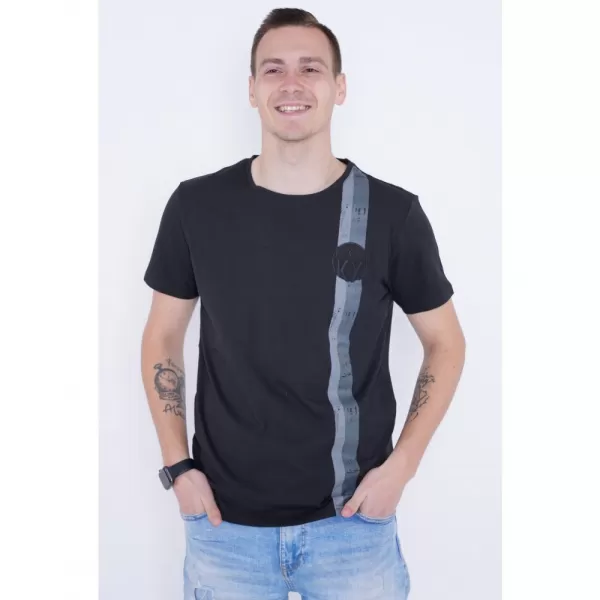  Pánské triko KIXMI PABLO ČERNÁ 