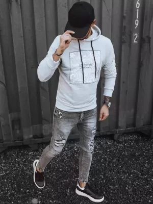 Pánská mikina DSTREET ŠEDÁ
