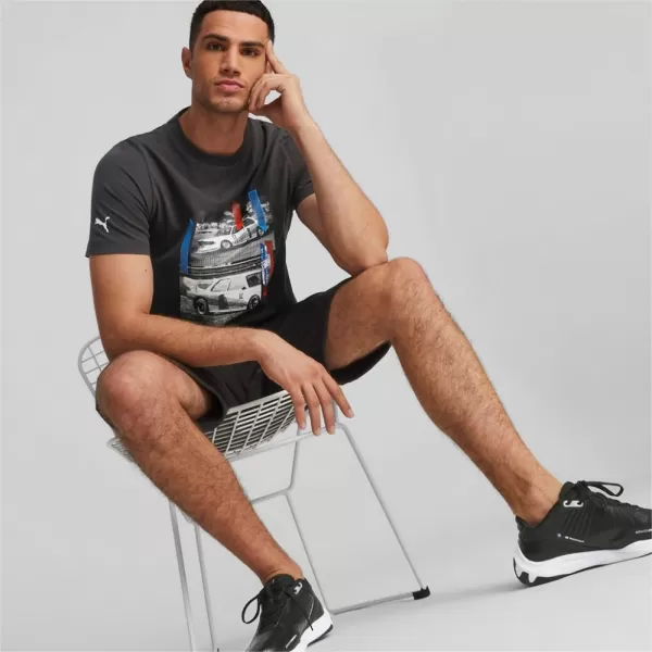  Pánské triko PUMA BMW MMS CAR GRAPHIC TEE 538140-01 BLACK 