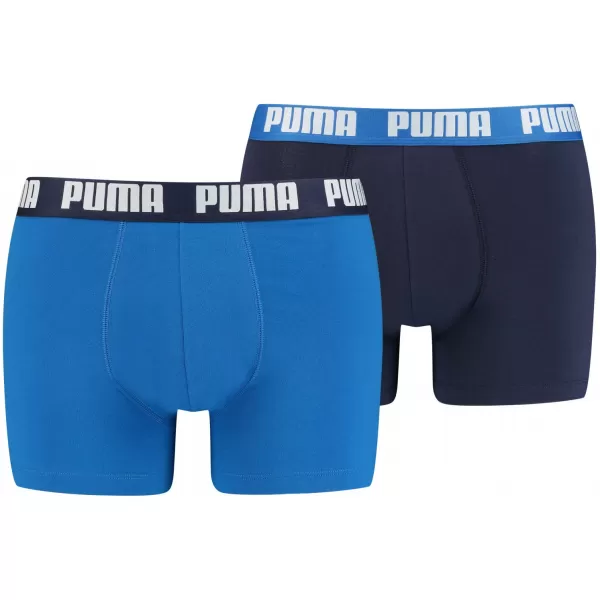  Pánské boxerky PUMA BASIC BOXER 2P 88886960 TRUE BLUE 
