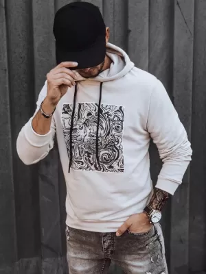 Pánská mikina DSTREET BÉŽOVÁ
