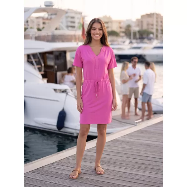  Dámské šaty KIXMI PRISSY FUCHSIA 