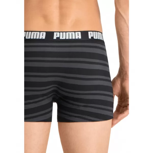  Pánské boxerky PUMA HERITAGE STRIPE BOXER 2P 90783805 BLACK 