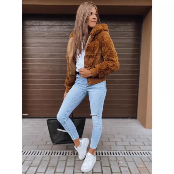  Dámská jarní bunda DSTREET HNĚDÁ 