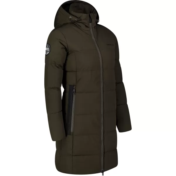  Dámský zimní kabát NORDBLANC EXQUISITE NBWJL7722 ZELENÁ 