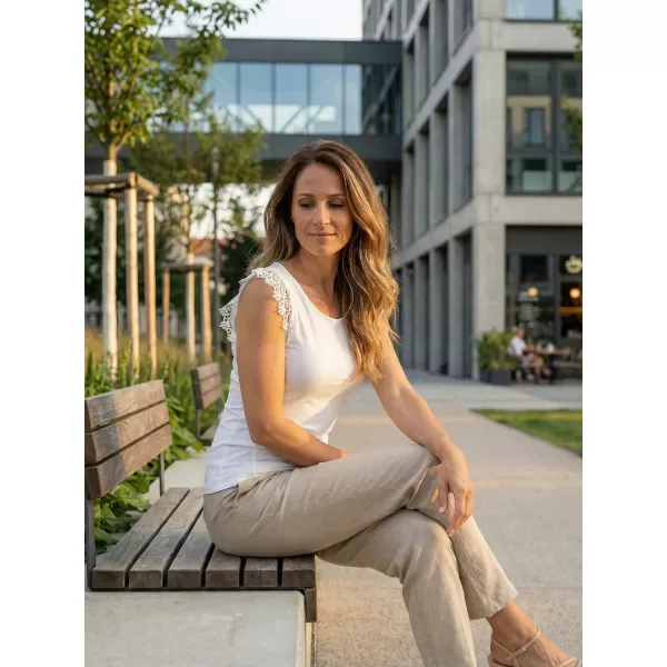  Dámské tílko KIXMI PENELOPE BÍLÁ 
