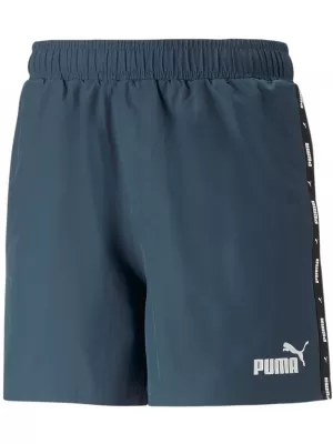 Pánské šortky PUMA ESS+ TAPE WOVEN SHORTS 849043-16 BLUE