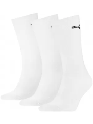 Ponožky PUMA CREW SOCK LIGHT 3P 90794002 WHITE