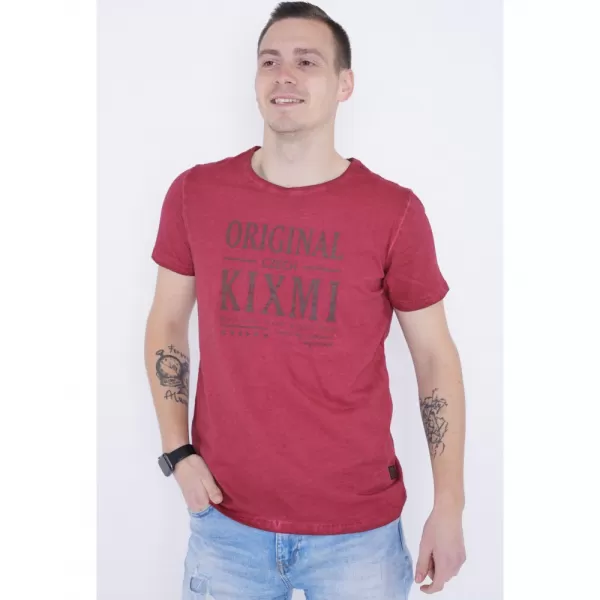  Pánské triko KIXMI PELTON VÍNOVÁ 