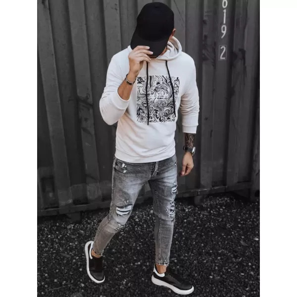  Pánská mikina DSTREET BÉŽOVÁ 