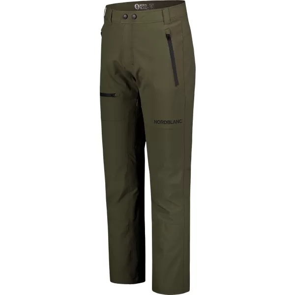  Pánské kalhoty NORDBLANC ERGONOMICAL NBFPM7770 ARMÁDNÍ ZELENÁ 