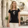 Dámské triko ALTISPORT ALW169122 ČERNOZLATÁ