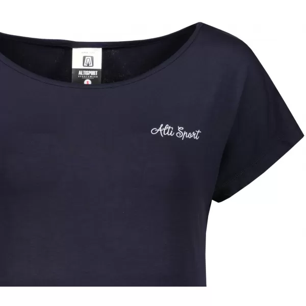  Dámské prodloužné tričko ALTISPORT CARRYOVER ALW134123 NÁMOŘNÍ MODRÁ 