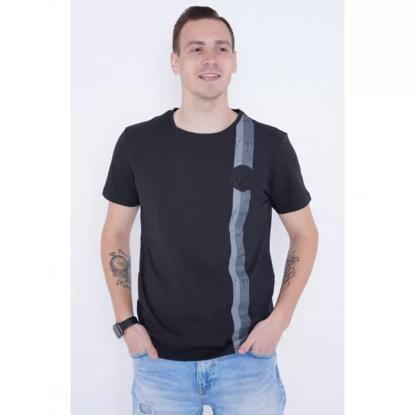  Pánské triko KIXMI PABLO ČERNÁ 