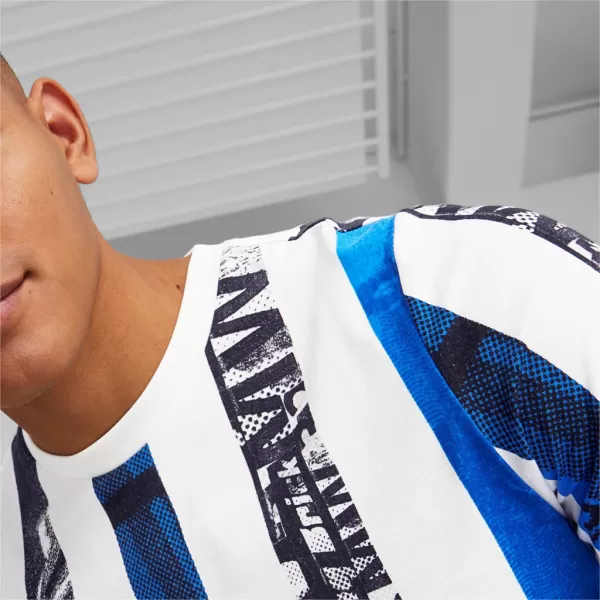  Pánské triko PUMA BMW MMS STRIPED TEE 538139-02 WHITE 