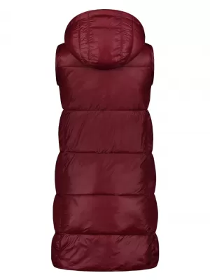 Dámská zimní vesta NORDBLANC ORGANISM NBWJL7721 VÍNOVÁ