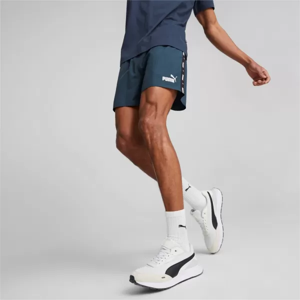  Pánské šortky PUMA ESS+ TAPE WOVEN SHORTS 849043-16 BLUE 