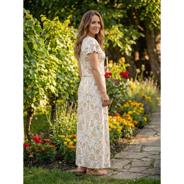  Dámské šaty KIXMI PRIMAVERA KRÉMOVÁ 