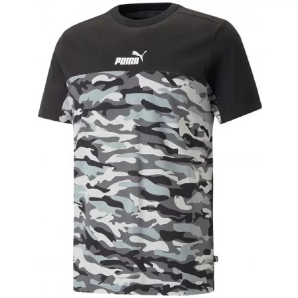  Pánské triko PUMA ESS BLOCK CAMO TEE 673335-01 BLACK 