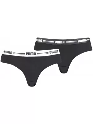 Dámské kalhotky PUMA WOMEN BRAZILIAN 2P PACK 90785603 BLACK