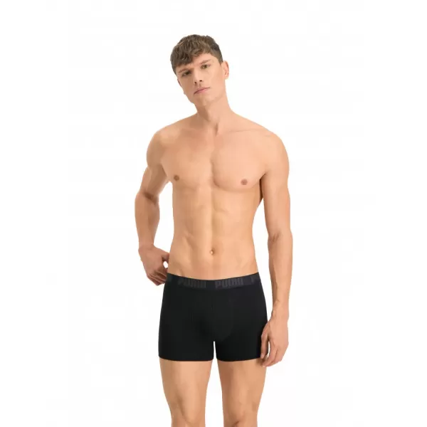  Pánské boxerky PUMA HERITAGE STRIPE BOXER 2P 90783805 BLACK 