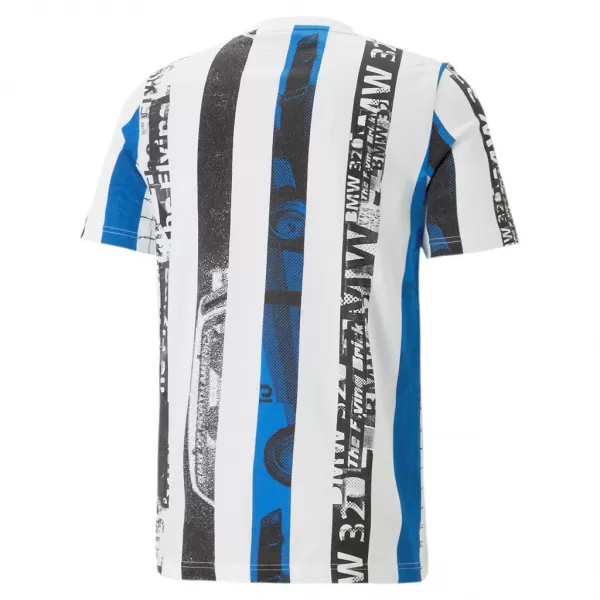  Pánské triko PUMA BMW MMS STRIPED TEE 538139-02 WHITE 