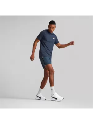 Pánské šortky PUMA ESS+ TAPE WOVEN SHORTS 849043-16 BLUE
