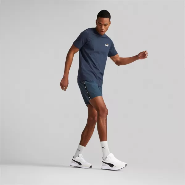  Pánské šortky PUMA ESS+ TAPE WOVEN SHORTS 849043-16 BLUE 