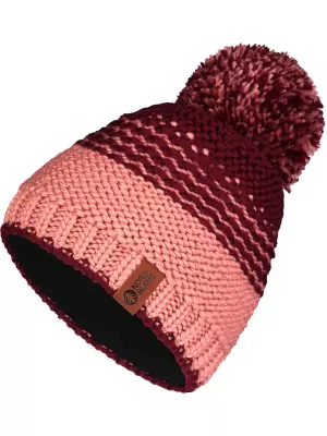 Dámská čepice NORDBLANC FROSTY NBWHK7792 TMAVĚ RŮŽOVÁ