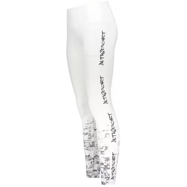  Dámské dlouhé legíny premium ALTISPORT SWE/ALW02S04 BÍLOŠEDÁ 