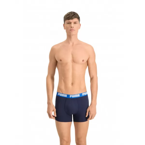  Pánské boxerky PUMA BASIC BOXER 2P 88886960 TRUE BLUE 