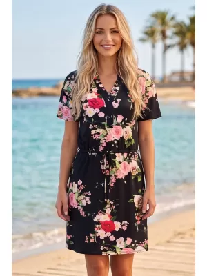Dámské šaty KIXMI POLLY ČERNÁ