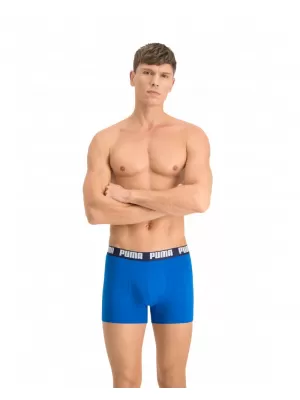 Pánské boxerky PUMA BASIC BOXER 2P 88886960 TRUE BLUE