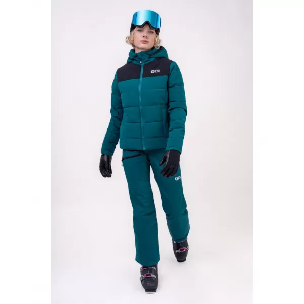  Dámské lyžařské kalhoty NORDBLANC SNOWBALL NBWP7769 ZELENÁ 