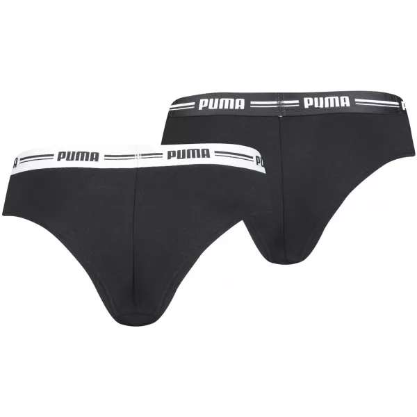  Dámské kalhotky PUMA WOMEN BRAZILIAN 2P PACK 90785603 BLACK 