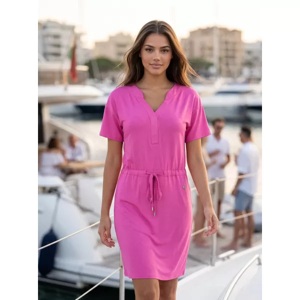  Dámské šaty KIXMI PRISSY FUCHSIA 